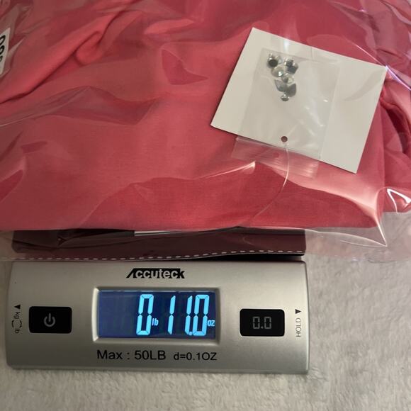 Quacker Factory Women’s Shirt Size 1X Pink NWTS Beaded Gems Pockets Casual Comfy - Picture 8 of 8